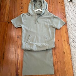 SER.O.YA stretchy skirt sweatshirt dress